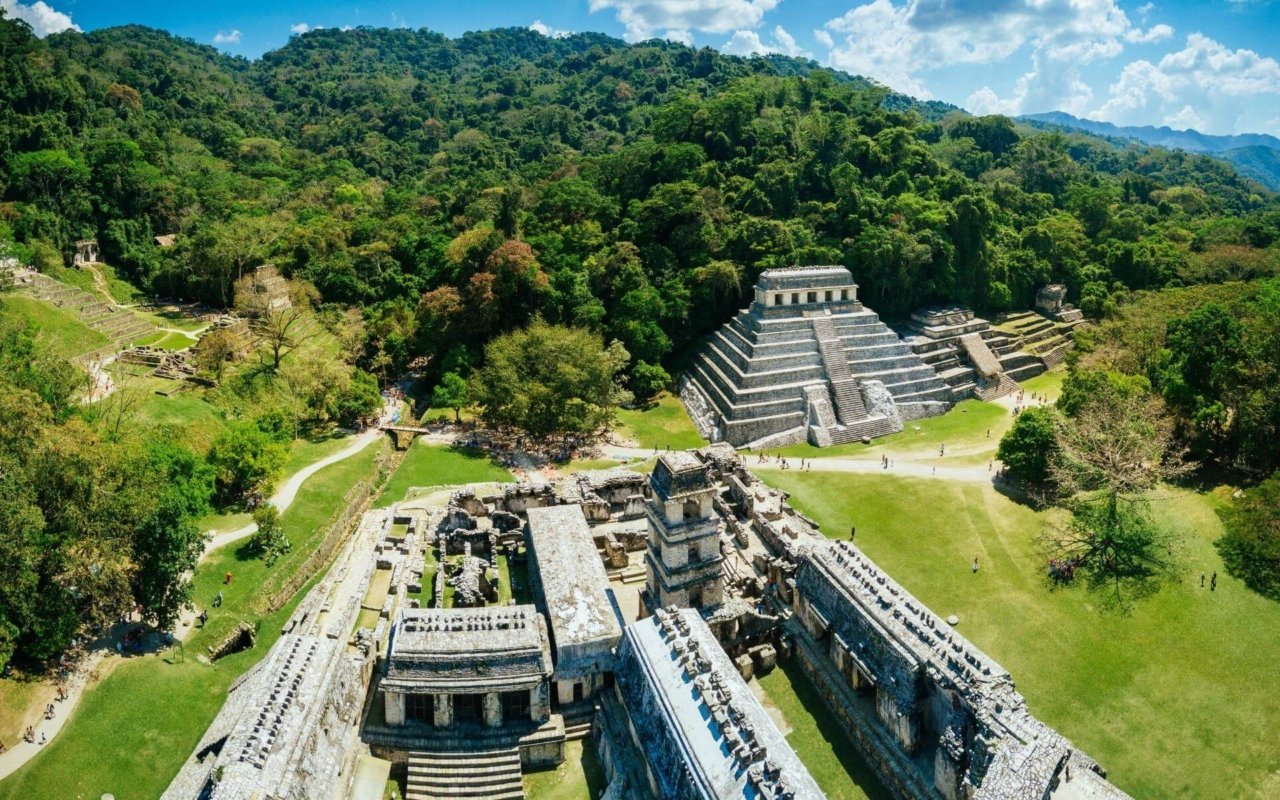 Sitio arqueologico de Palenque - Chiapas